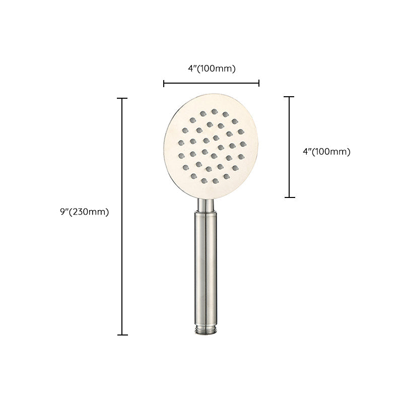 Contemporary Shower Combo Handheld Showerhead Stainless Steel Wall Mounted Showerhead