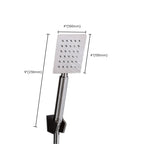 Contemporary Shower Combo Handheld Showerhead Stainless Steel Wall Mounted Showerhead