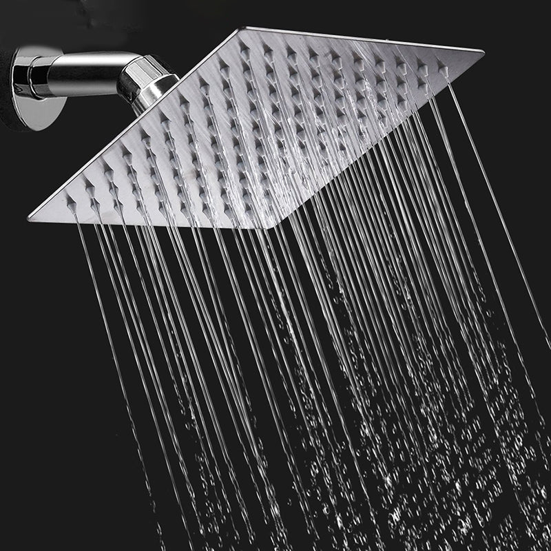 Contemporary Shower Combination Shower Head with Double Shower Head Ceiling Mounted Square Shower Head