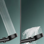Bathroom Showerhead 5-Spray Round Handheld Shower Holder Wall Mount Showerhead