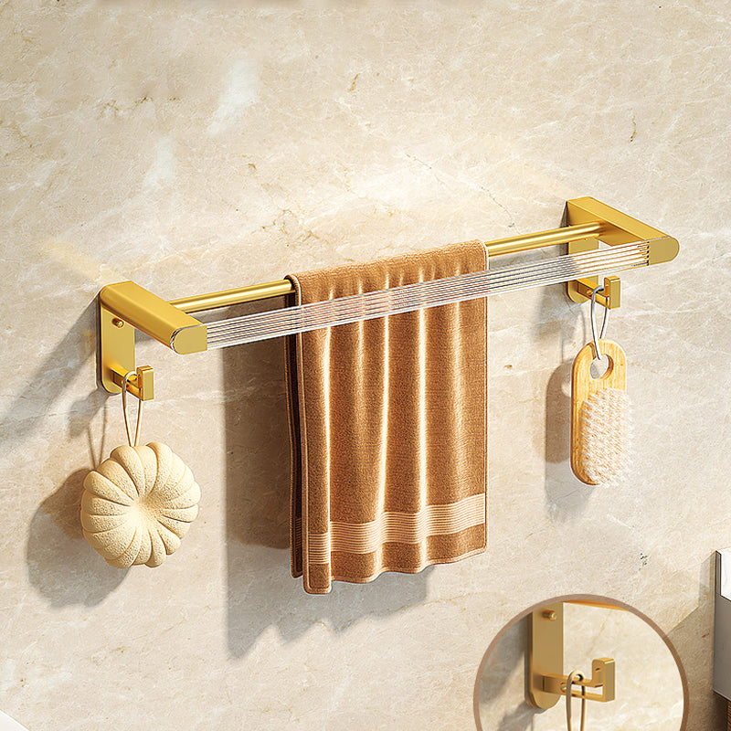 Modern Bathroom Hardware Set Towel Rack Bathroom Shelf Gray/Gold Bathroom Hardware Set