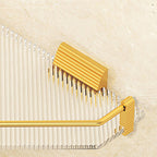 Modern Bathroom Hardware Set Towel Rack Bathroom Shelf Gray/Gold Bathroom Hardware Set