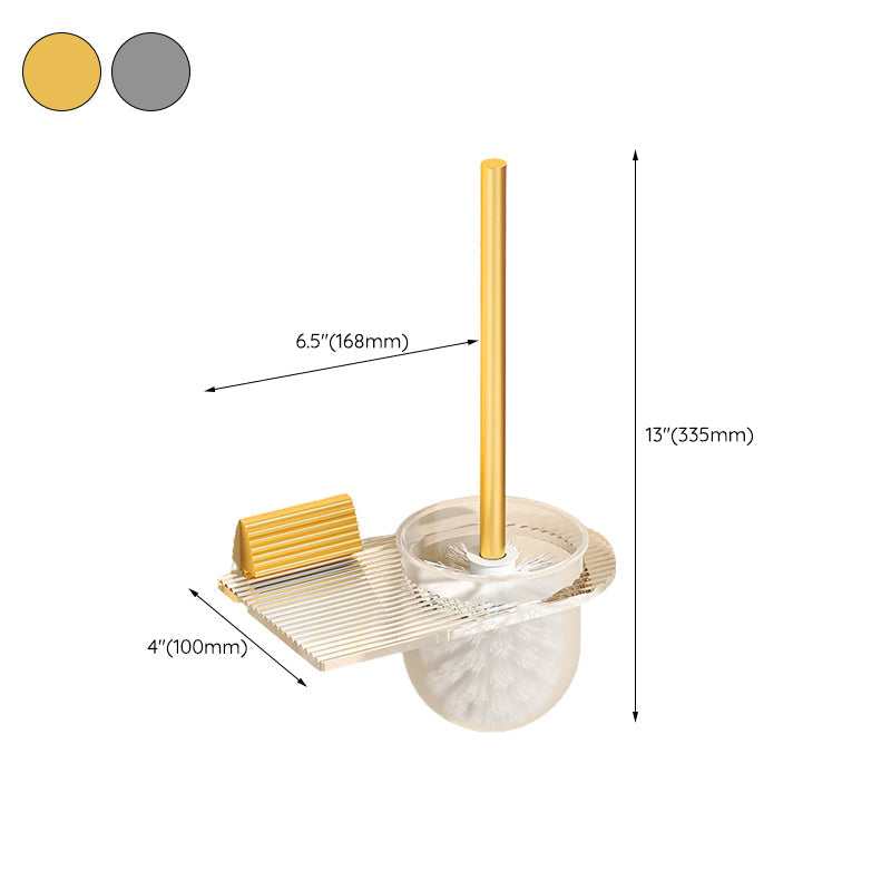Modern Bathroom Hardware Set Towel Rack Bathroom Shelf Gray/Gold Bathroom Hardware Set