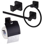 Traditional Metal Bathroom Hardware Set Wall Hooks/Towel Bar/Ring & Paper Holder