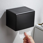 Modern Bathroom Accessory Set Bath Shelf Towel Holder Matte Black Bath Hardware Set