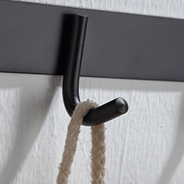 Modern Bathroom Accessory Set Bath Shelf Towel Holder Matte Black Bath Hardware Set