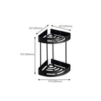 Modern Bathroom Accessory Set Bath Shelf Towel Holder Matte Black Bath Hardware Set