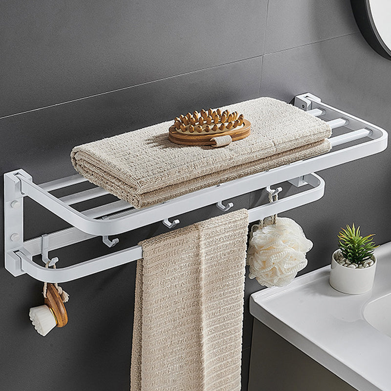 Modern Bathroom Accessory Set Towel Bar Bathroom Shelf White Bathroom Accessory Set