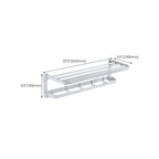 Modern Bathroom Accessory Set Towel Bar Bathroom Shelf White Bathroom Accessory Set