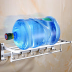 Silver Contemporary Bathroom Hardware Set Stainless Steel Aluminum Bathroom Set