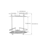 Silver Contemporary Bathroom Hardware Set Stainless Steel Aluminum Bathroom Set