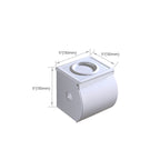Silver Contemporary Bathroom Hardware Set Stainless Steel Aluminum Bathroom Set