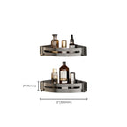 Aluminum modern bathroom accessories set polished gray bathroom shelf/paper holder/robe hook