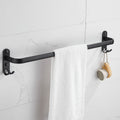 Modern black aluminum bathroom accessory set towel bar bathroom fittings