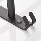 Modern black aluminum bathroom accessory set towel bar bathroom fittings