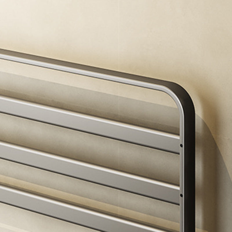 Contemporary Bathroom Accessory Set Gray Aluminum Bathroom Shelf/Towel Rack/Bathtub Hook