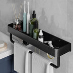Contemporary Bathroom Accessories Hardware Set Aluminum Bathroom Shelf