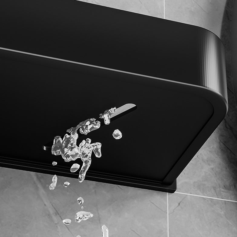 Contemporary Bathroom Accessories Hardware Set Aluminum Bathroom Shelf
