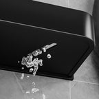Contemporary Bathroom Accessories Hardware Set Aluminum Bathroom Shelf