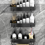 Modern Black-White Metal Bath Hardware Set Bath Shelf Bathroom Hardware Set