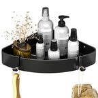 Modern Black-White Metal Bath Hardware Set Bath Shelf Bathroom Hardware Set