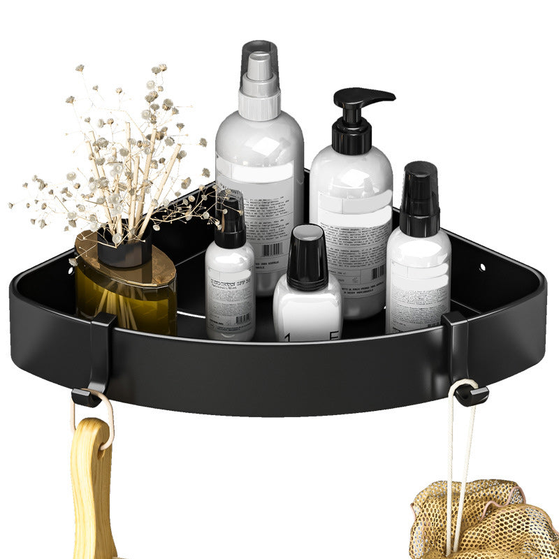 Modern Black-White Metal Bath Hardware Set Bath Shelf Bathroom Hardware Set