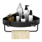 Modern Black-White Metal Bath Hardware Set Bath Shelf Bathroom Hardware Set