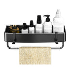 Modern Black-White Metal Bath Hardware Set Bath Shelf Bathroom Hardware Set