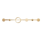 Golden Modern 5-piece Bathroom Accessories Set Brushed Brass Towel Holder/Paper Holder
