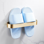 Golden Modern 5-piece Bathroom Accessories Set Brushed Brass Towel Holder/Paper Holder