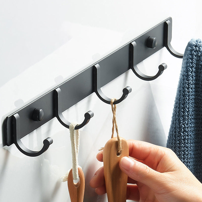 Modern Bathroom Accessory Set Silver/Black Bathroom Accessory Kit
