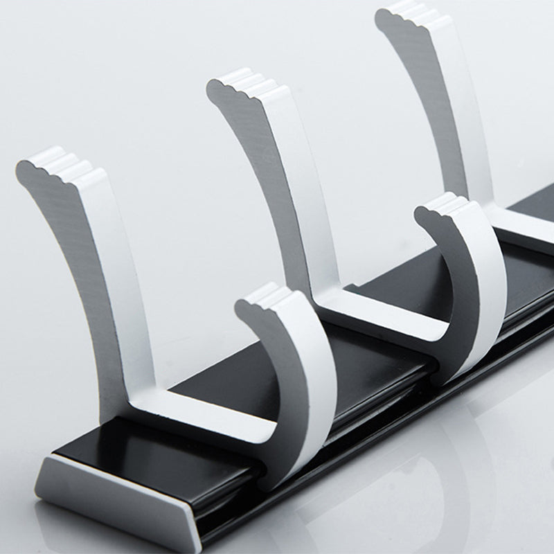 Modern Bathroom Accessory Set Silver/Black Bathroom Accessory Kit