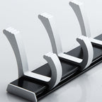 Modern Bathroom Accessory Set Silver/Black Bathroom Accessory Kit