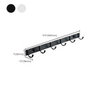 Modern Bathroom Accessory Set Silver/Black Bathroom Accessory Kit