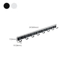 Modern Bathroom Accessory Set Silver/Black Bathroom Accessory Kit