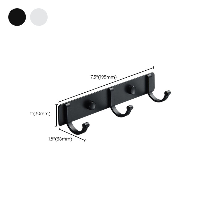 Modern Bathroom Accessory Set Silver/Black Bathroom Accessory Kit