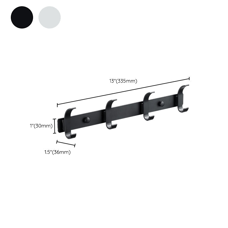Modern Bathroom Accessory Set Silver/Black Bathroom Accessory Kit