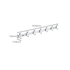 Modern Bathroom Accessory Set Silver/Black Bathroom Accessory Kit