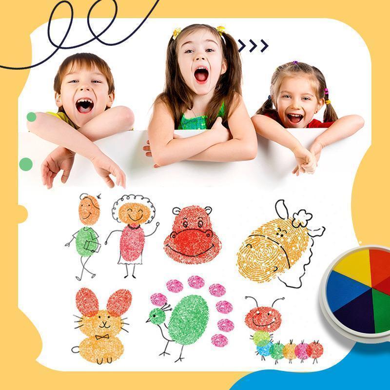Funny finger painting game