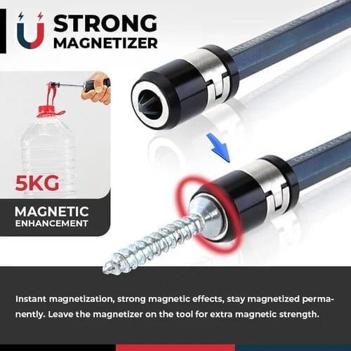 Magnetic Screwdriver Ring | Aviation Aluminum | Secure Screw Handling