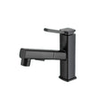 Lever Handle Faucet Pull-Out Basin Faucet with Swivel Spout