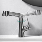 Pull-out Vessel Faucet Modern Sink Faucet with a Single Lever Handle
