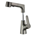 Pull-out Vessel Faucet Modern Sink Faucet with a Single Lever Handle