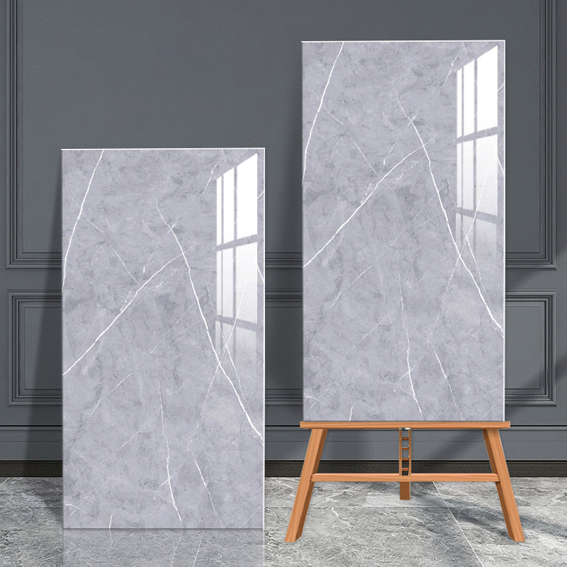 Contemporary Wallpaper Modern Style Bathroom Wallpaper with Rectangular Shape