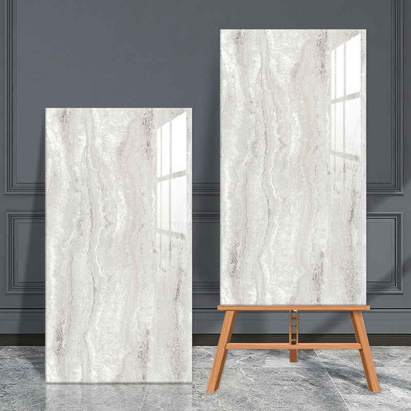Contemporary Wallpaper Modern Style Bathroom Wallpaper with Rectangular Shape