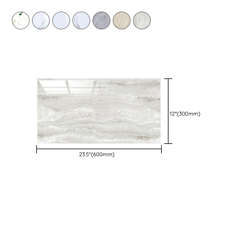 Contemporary Wallpaper Modern Style Bathroom Wallpaper with Rectangular Shape
