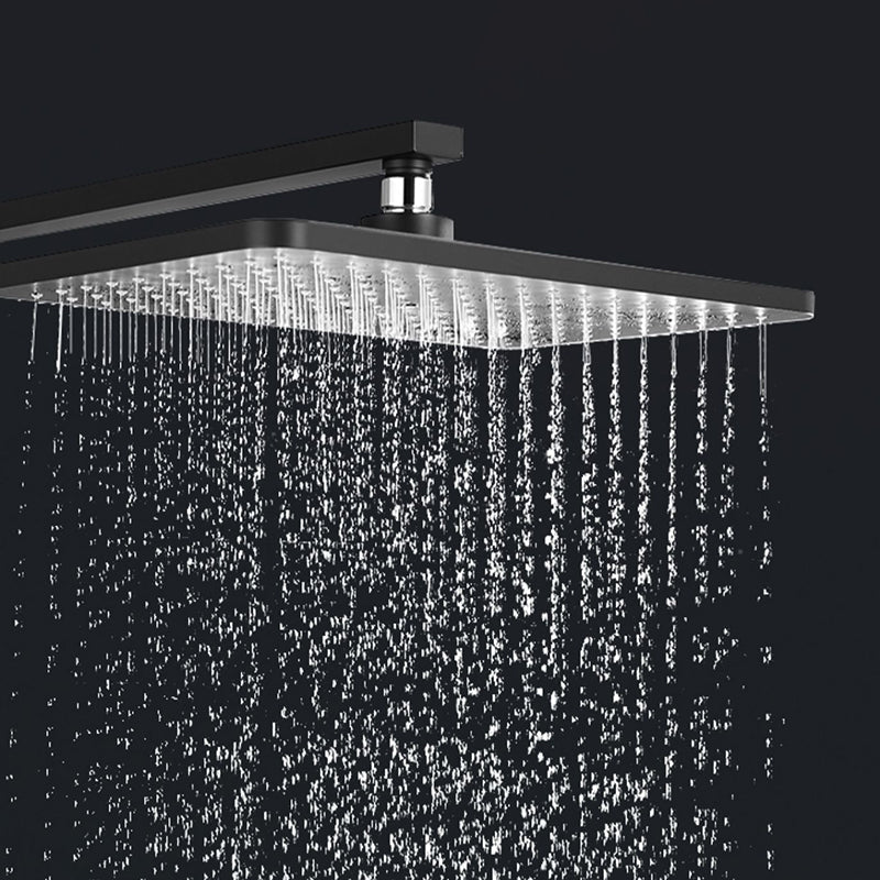 Modern Showerhead Rainfall Fixed Showerhead Square Rainfall Handheld Showerhead