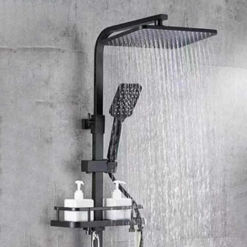 Modern Showerhead Rainfall Fixed Showerhead Square Rainfall Handheld Showerhead