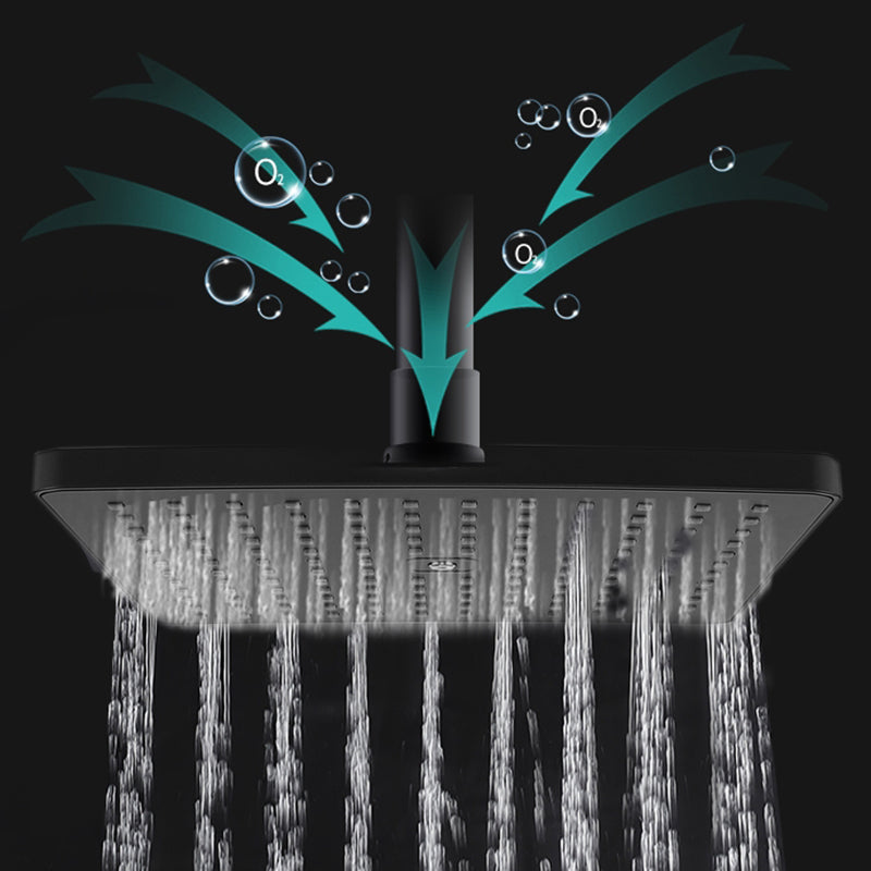 Modern Showerhead Rainfall Fixed Showerhead Square Rainfall Handheld Showerhead