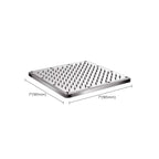 Contemporary Style Shower Head Bathroom Fixed Shower Head with Round and Square Shape